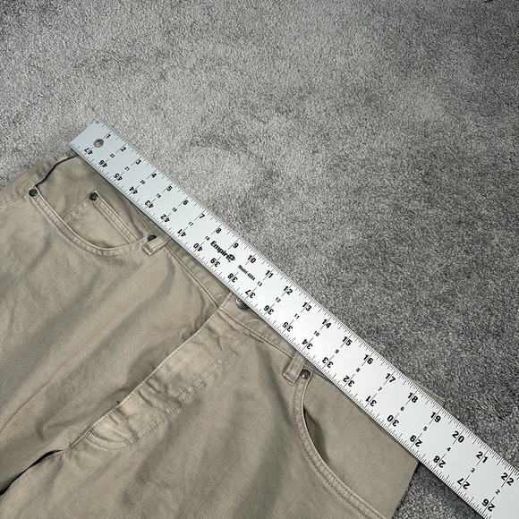 Ermenegildo Zegna Sport Jeans Mens 38x34 Beige Straight Leg Casual Denim Project - Picture 10 of 13